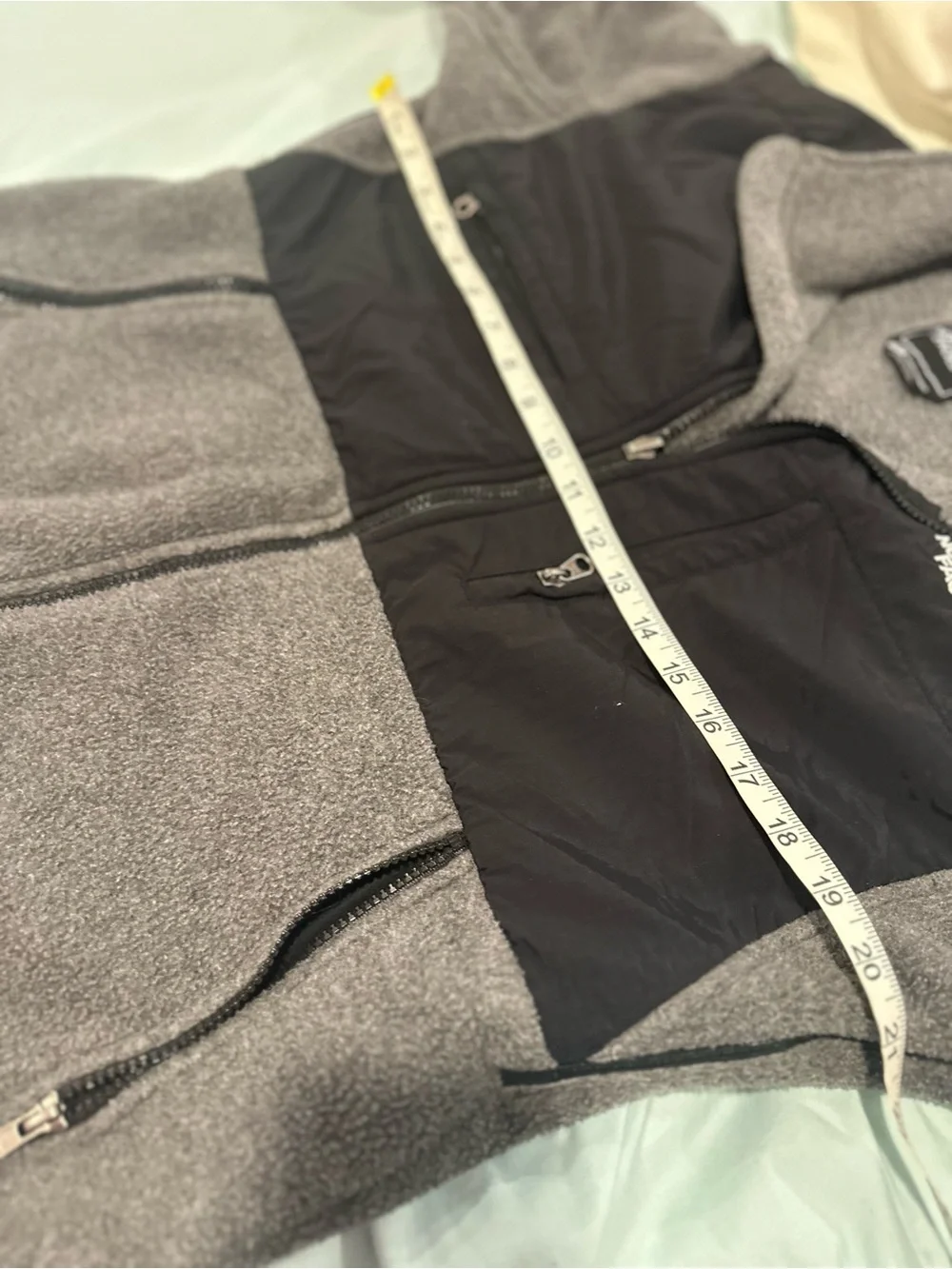 The North Face Denali Polartec Sz:S Fleece Jacket gray Full Zip Coat Jacket.
